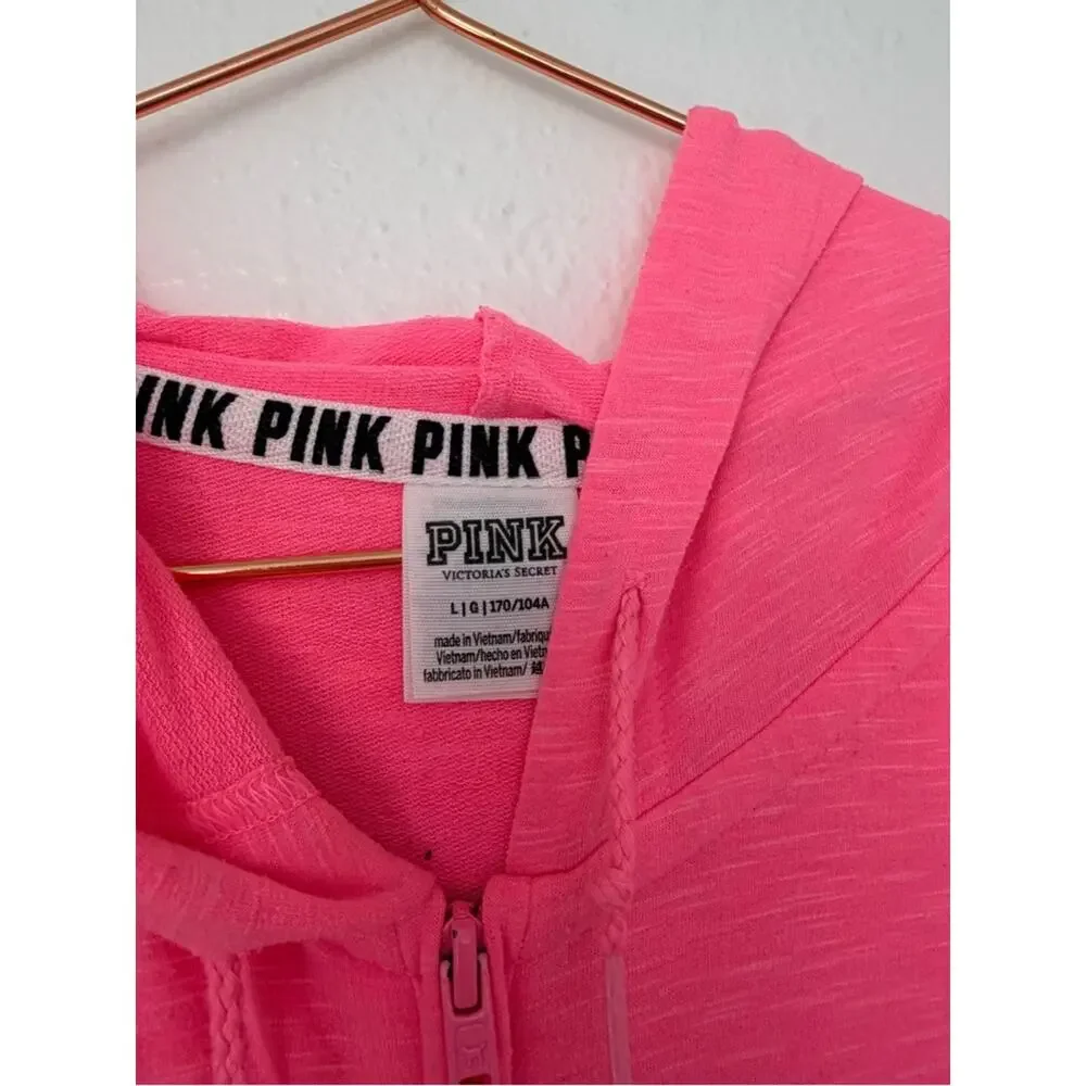 Victoria's Secret PINK Pink Zip Hoodie - Picture 2 of 5